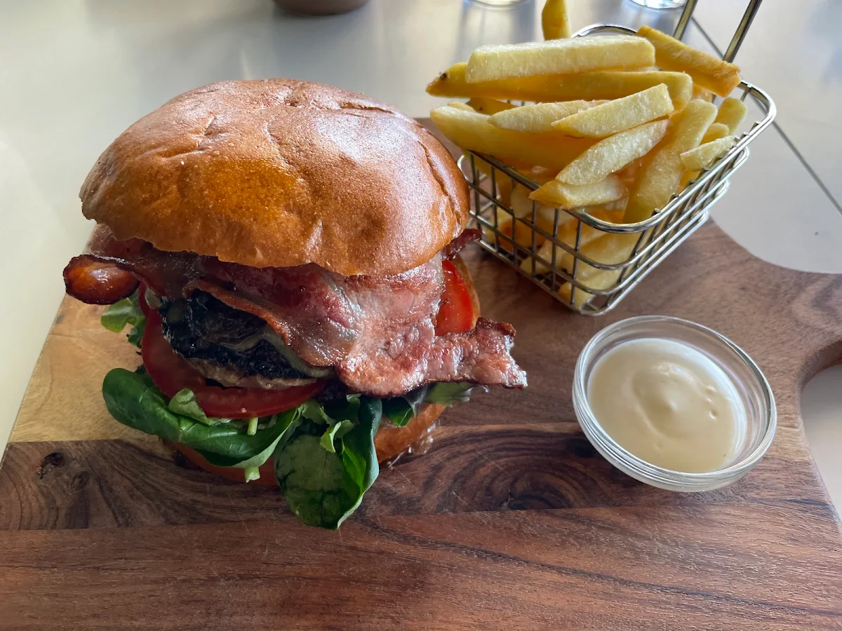 Beef and Bacon Burger, Little Spoon Kitchen