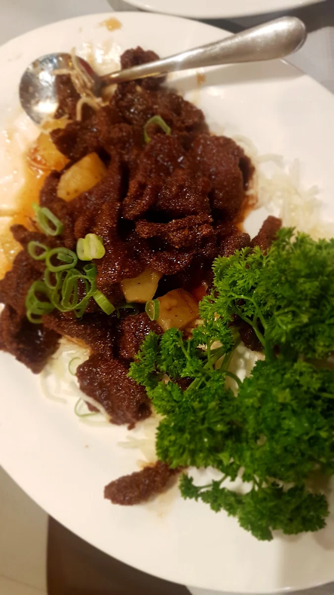 Crispy Beef, Golden Dragon Tea House