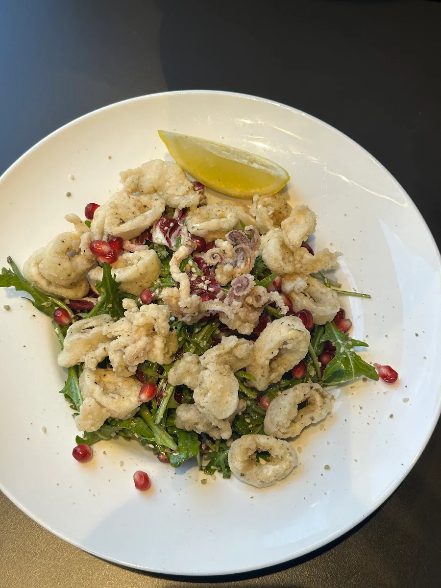 Calamari Salad, Dusty Fox Cafe