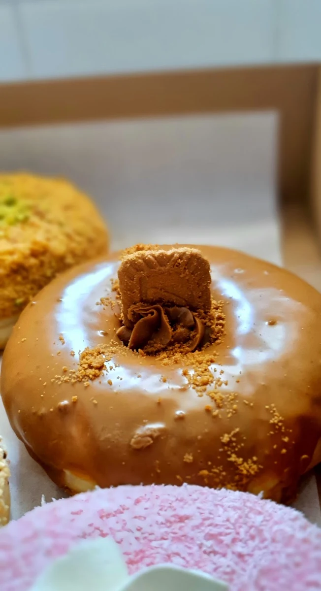 Biscoff Ring Doughnut, Boston Doughnuts