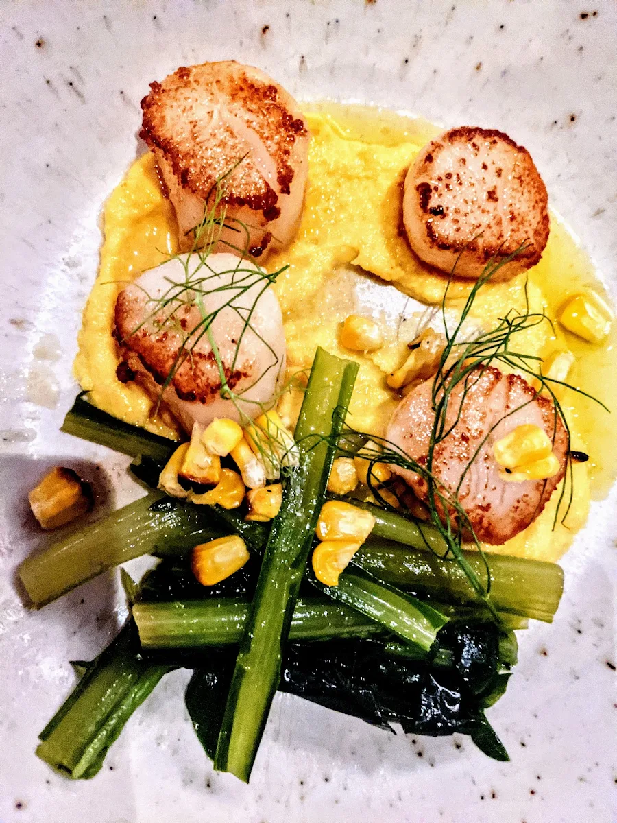 Scallops, Young’s Wine Rooms