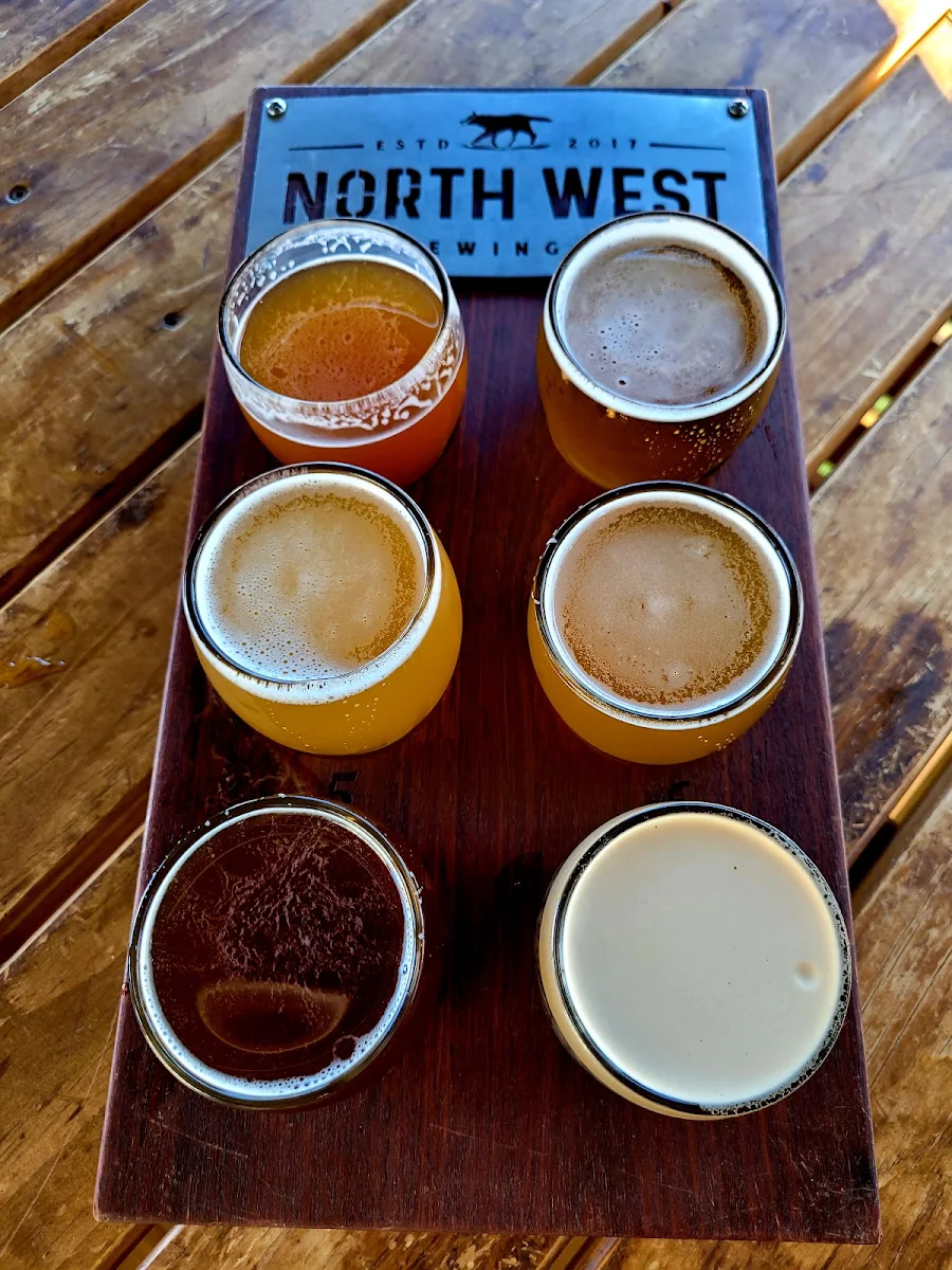 Sample Paddle, North West Brewing Company