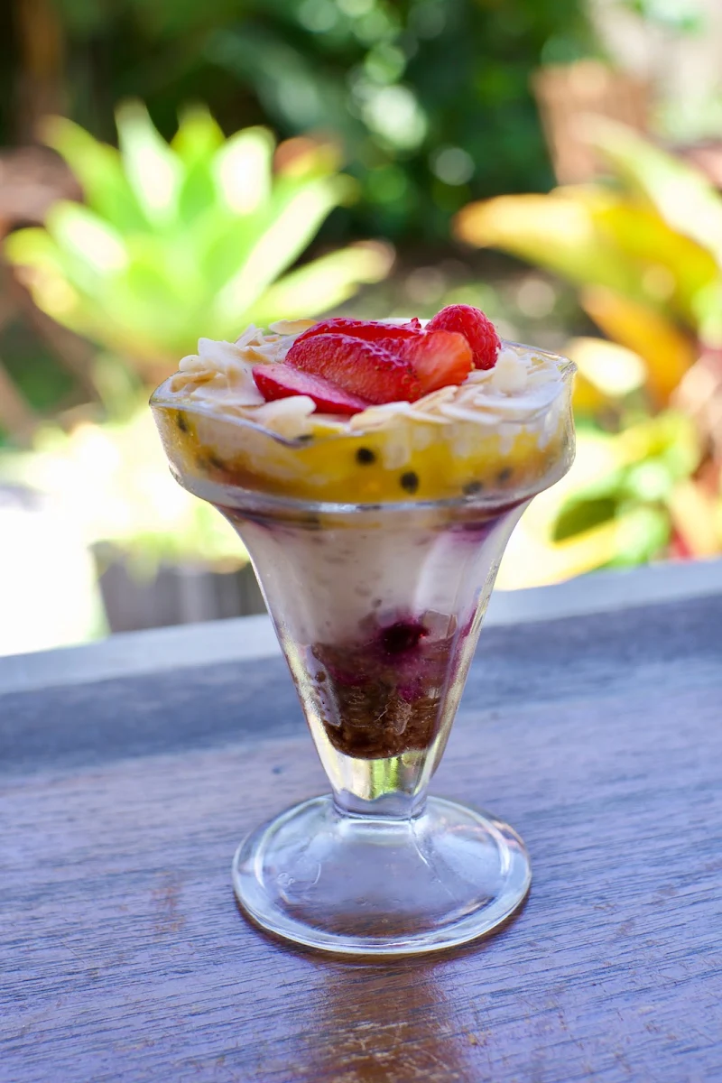 Fruity Tapioca Parfait, Manna Haven Cafe
