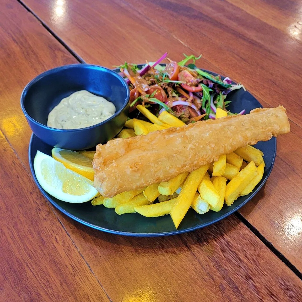 Fish & Chips, Hummingbirds Restaurant and Bar
