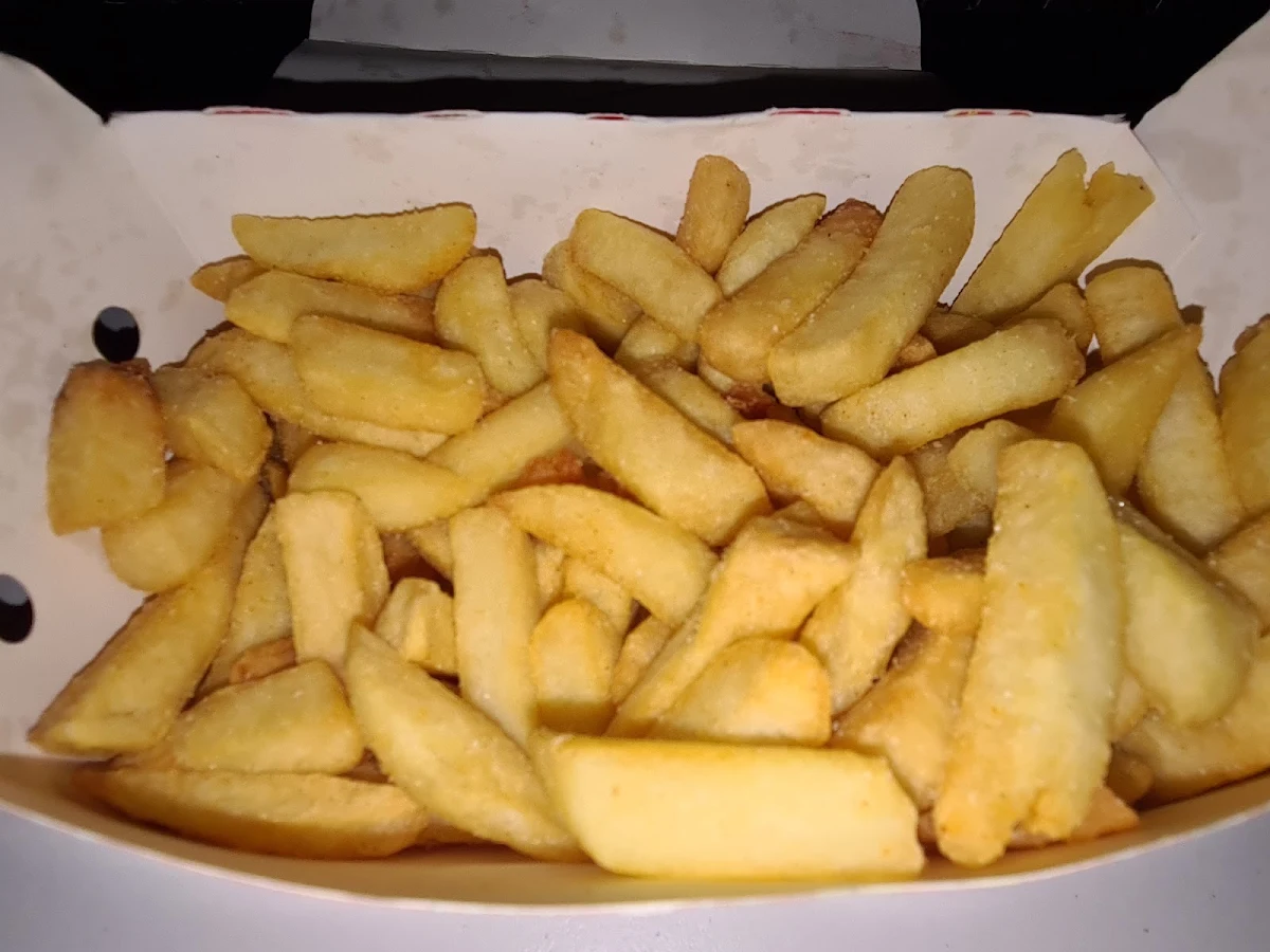 Large Chips, Tasty Toasted Kebabs