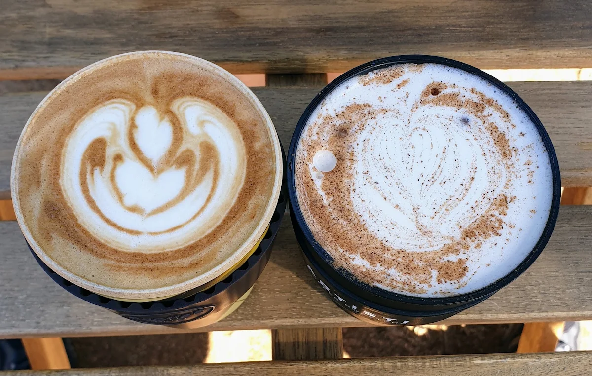 Almond Latte, Gardener’s Lodge Cafe