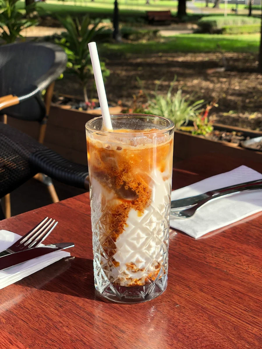 Iced Latte, Gardener’s Lodge Cafe