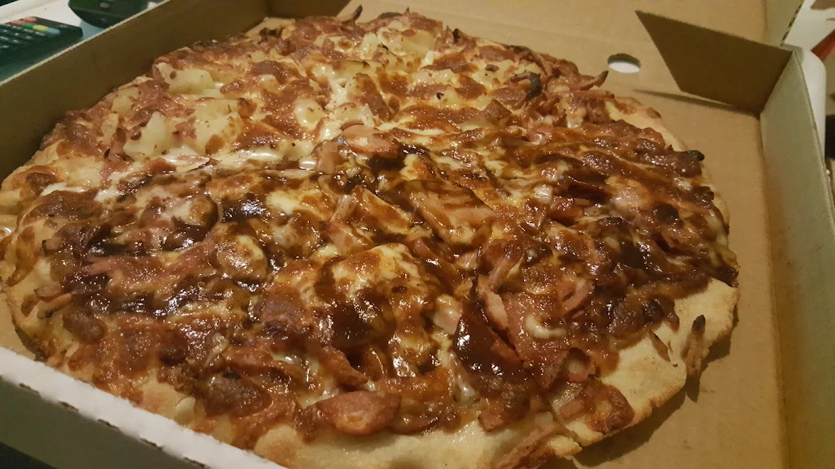 Half Meat Lovers Half Hawaiian Pizza