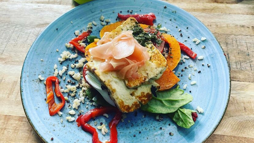 Halloumi Stack, Gnostic Mana Cafe