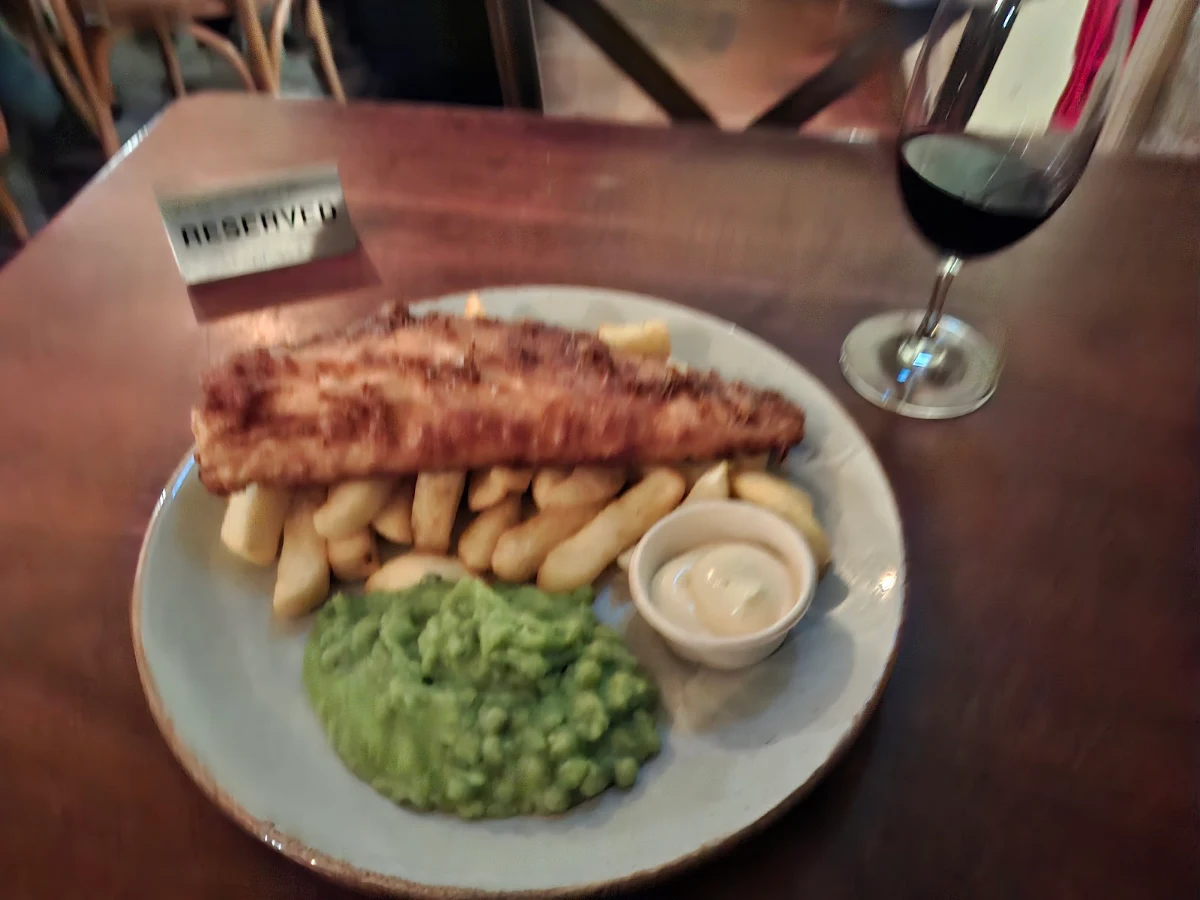 Fish and Chips with Mushy Peas