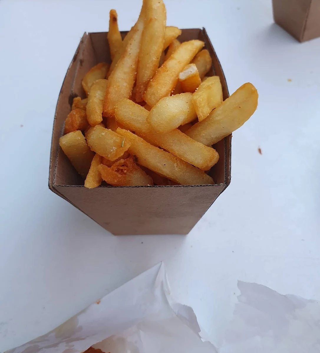 Fish and Chips, Mio Gelato / Fruit Blocks