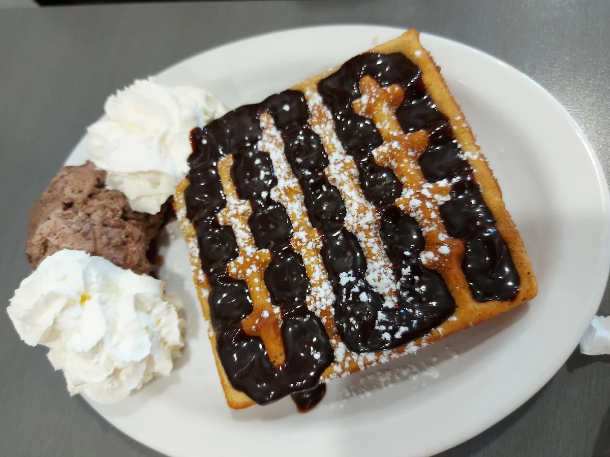 Double Choc Waffle