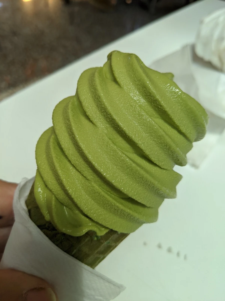 Matcha Soft Serve Latte