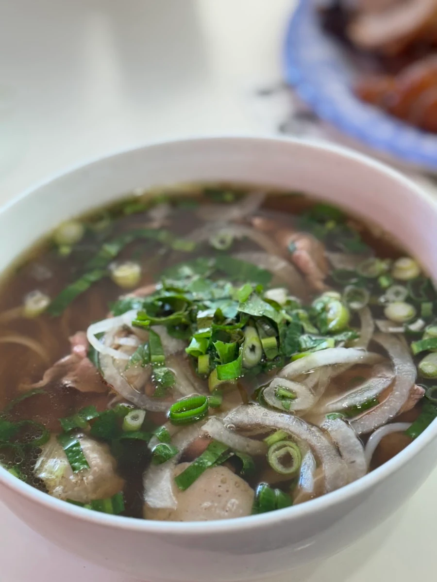 Rare Sliced Beef Noodle Soup