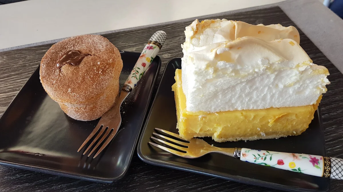 Lemon Meringue Pie and Nutella Donut