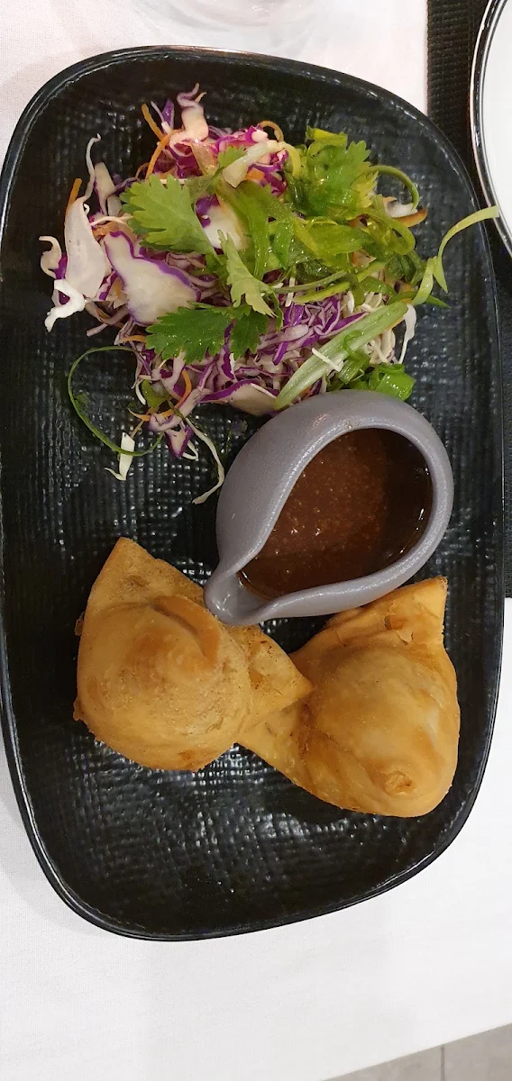 Vegetable Samosa, Garlic Clove Indian Restaurant