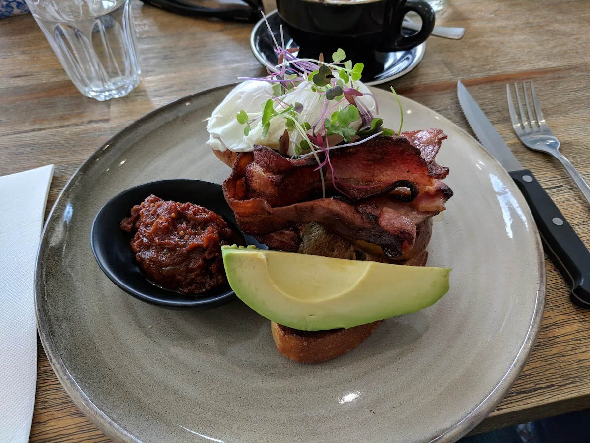 Avocado Toast with Bacon
