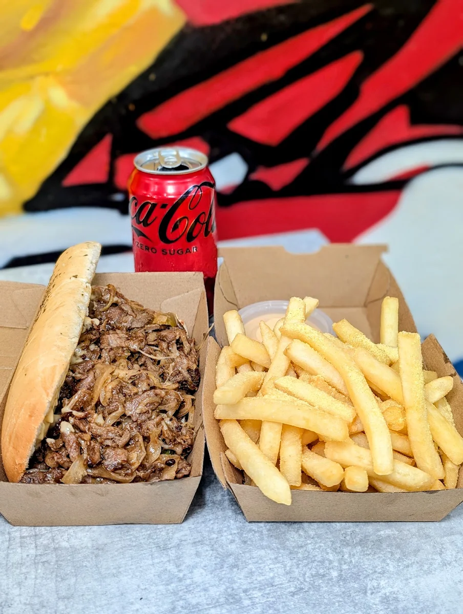 Philly Cheese Steak Combo, Grill Masterz Newtown