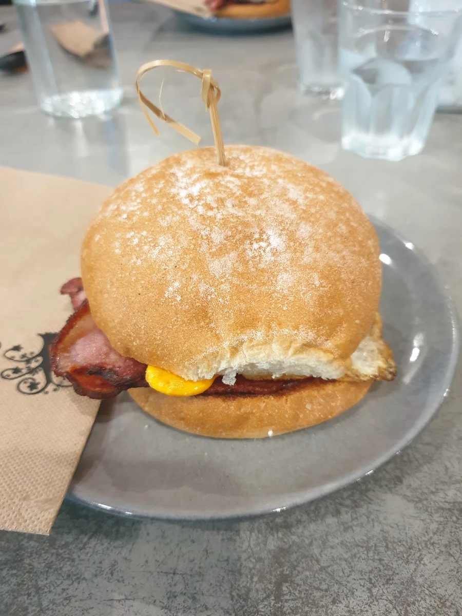 Egg and Bacon Roll, Mock Orange Cafe