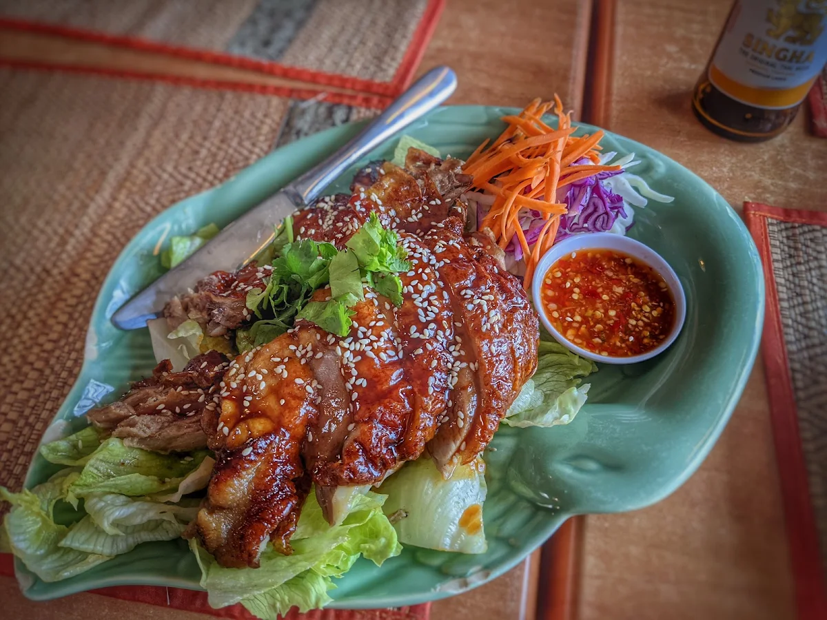 Roast Duck with Chilli Sause