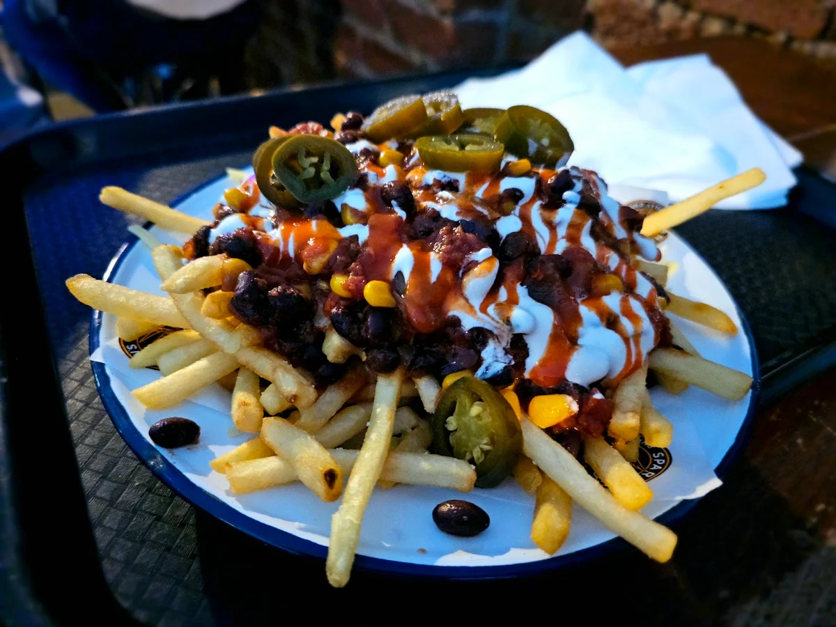 Loaded Chilli Cheese Fries V