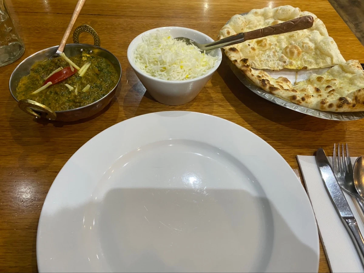 Rice & Garlic Naan