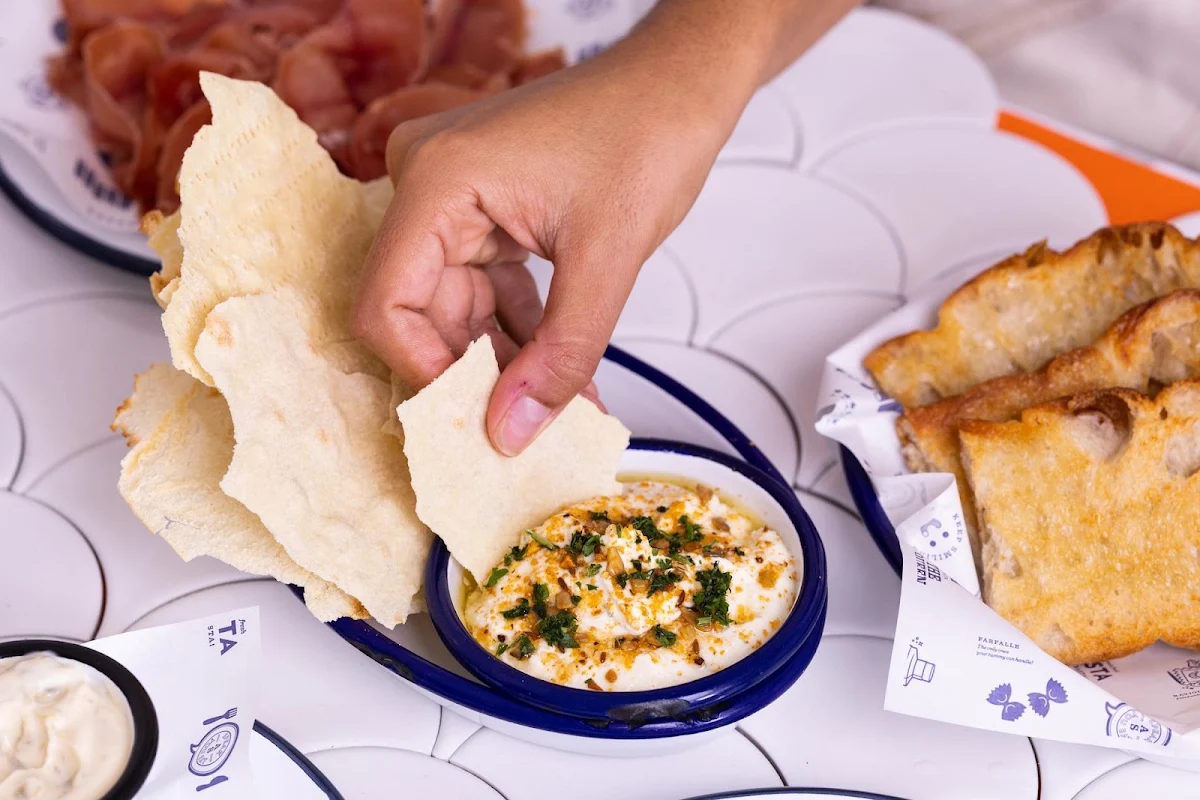 With Sardinian Flatbread, Spaghetteria Randwick