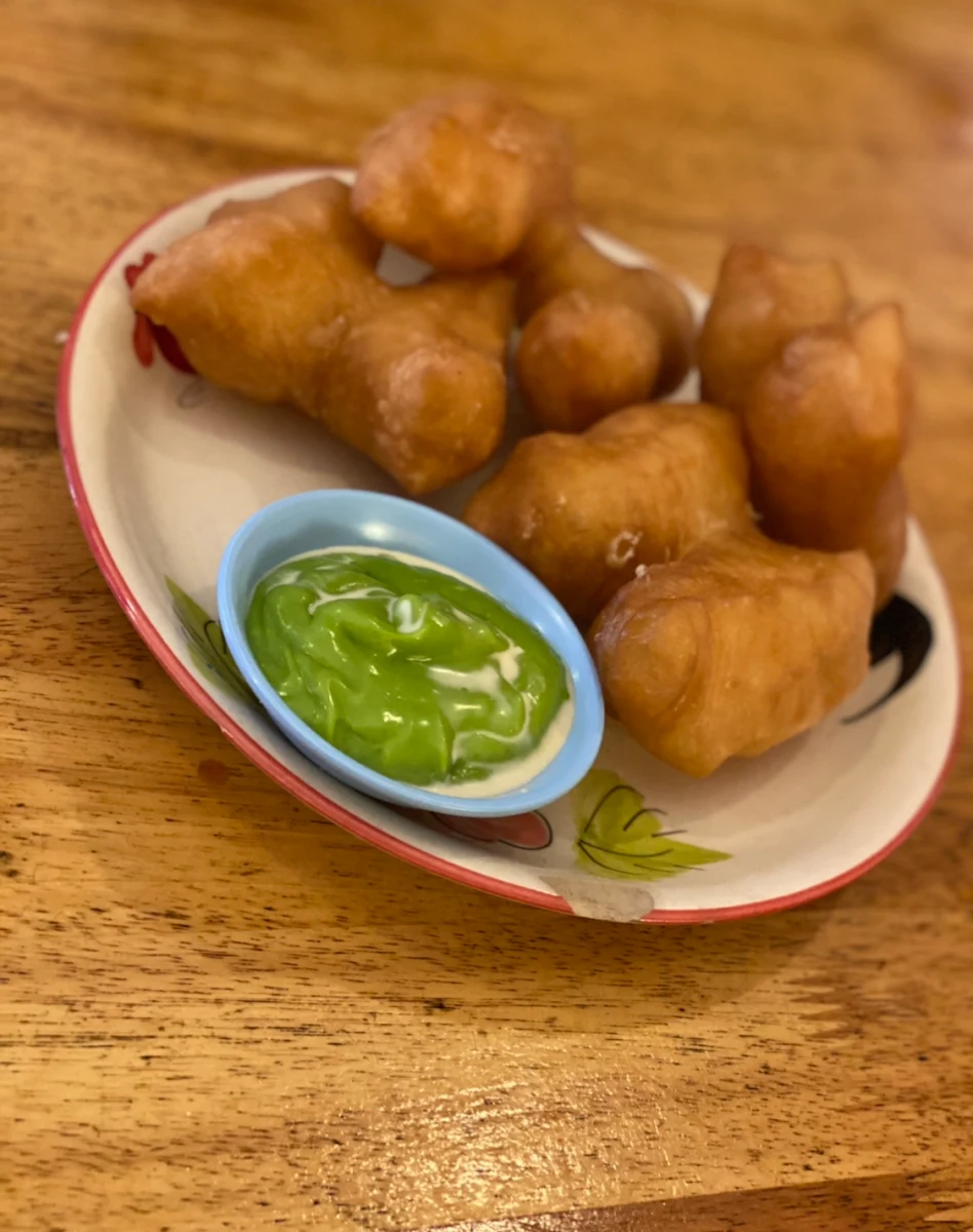 Fried Bread with Pandan Custard, Dodee Paidang Haymarket