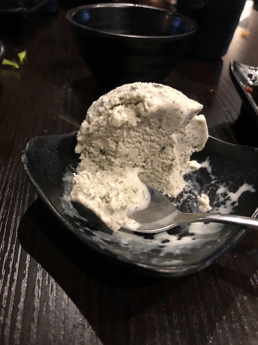 Japanese Black Sesame Seed Ice Cream