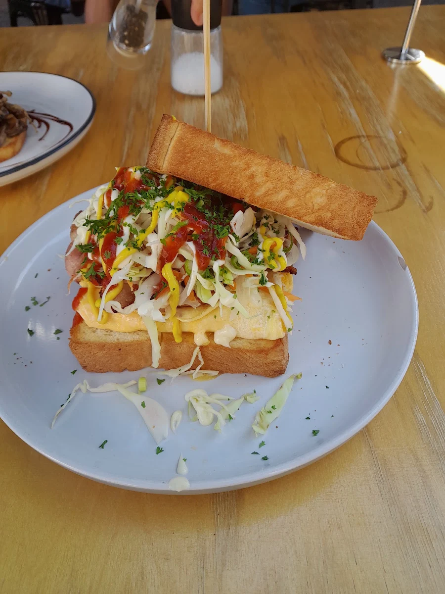 Korean Toast & Mushrooms on Toast