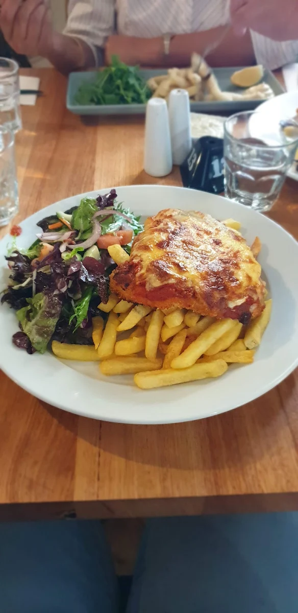 Chicken Parma with Chips, Grand Hotel Healesville - The Local