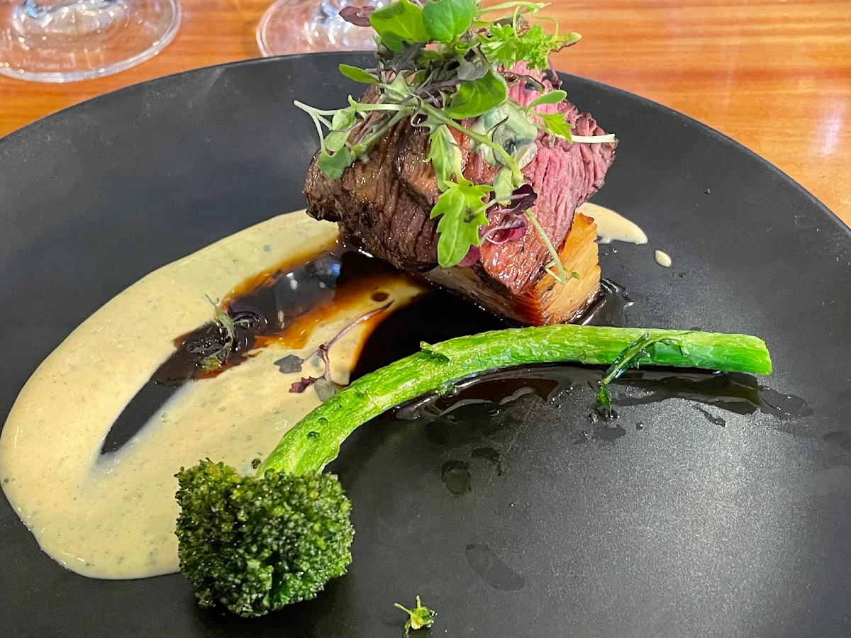 Petite Beef Filet with Blue Cheese