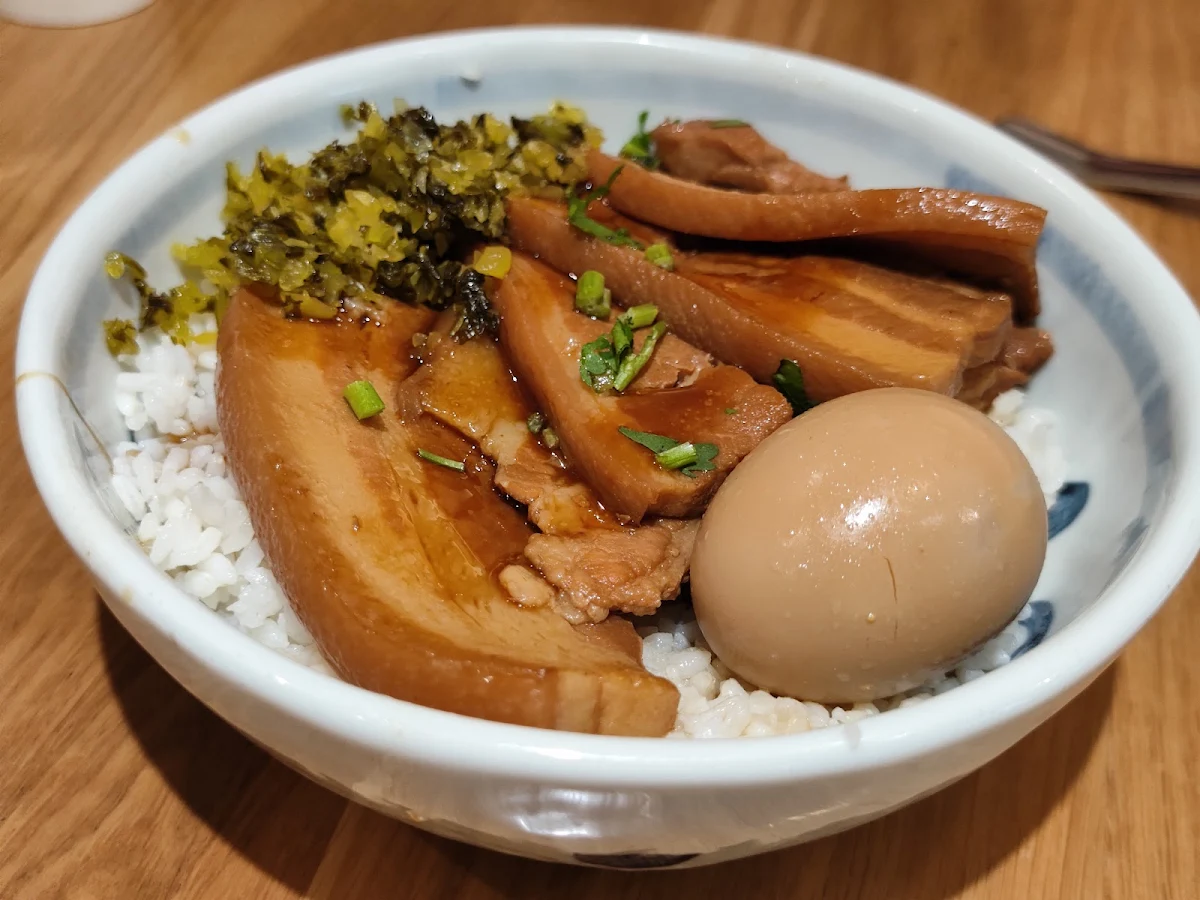 Soy-Stewed Pork Belly w' Rice