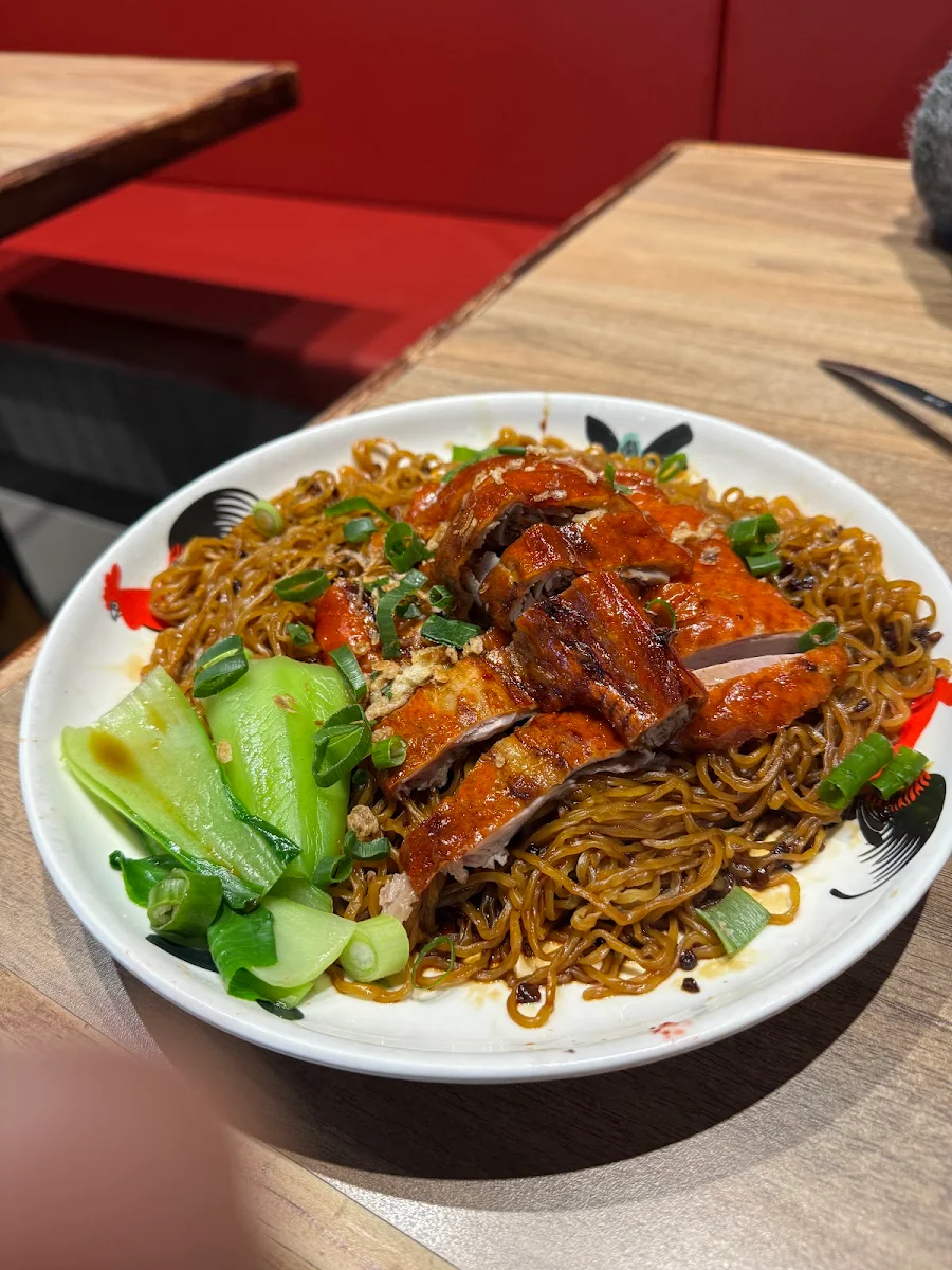 Pork Spare Ribs in Black Bean Sauce E Fu Noodles