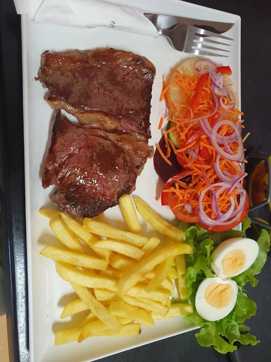 Steak and Salad