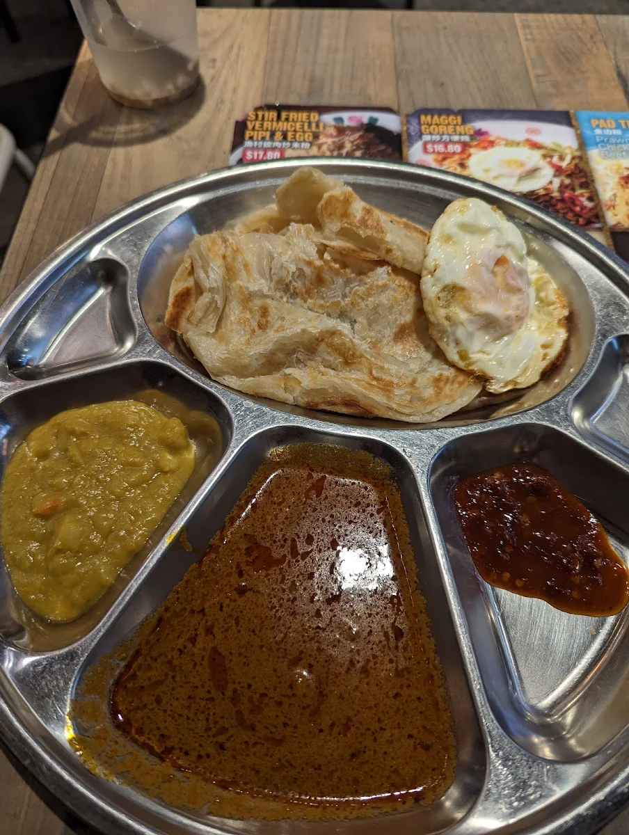 Roti Canai with Curry