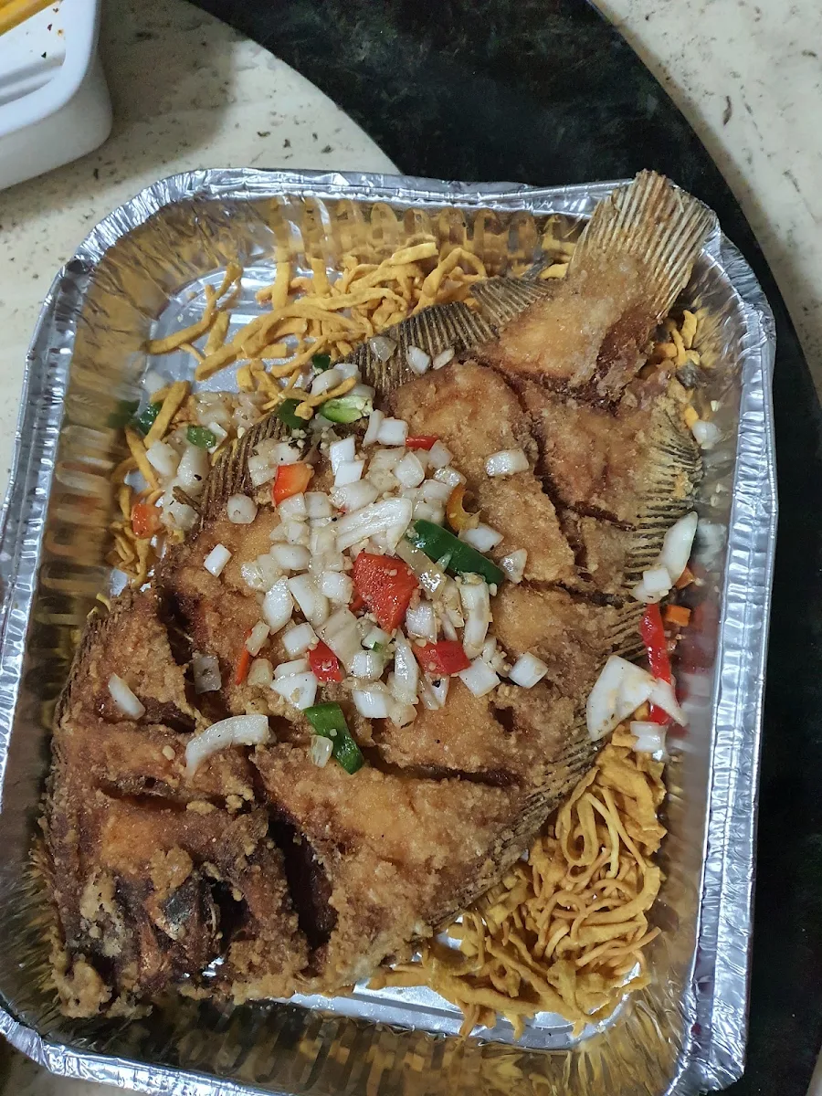 Spicy Deep Fried Flounder