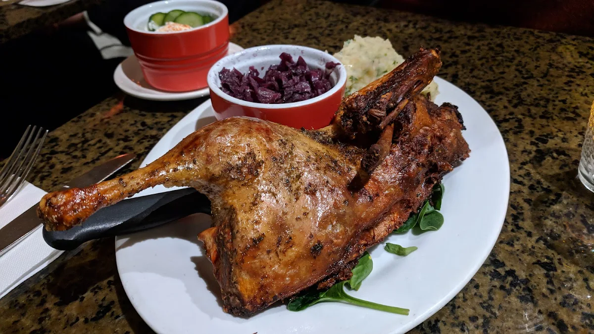 Confit Duck, Budapest Schnitzel and Eating House