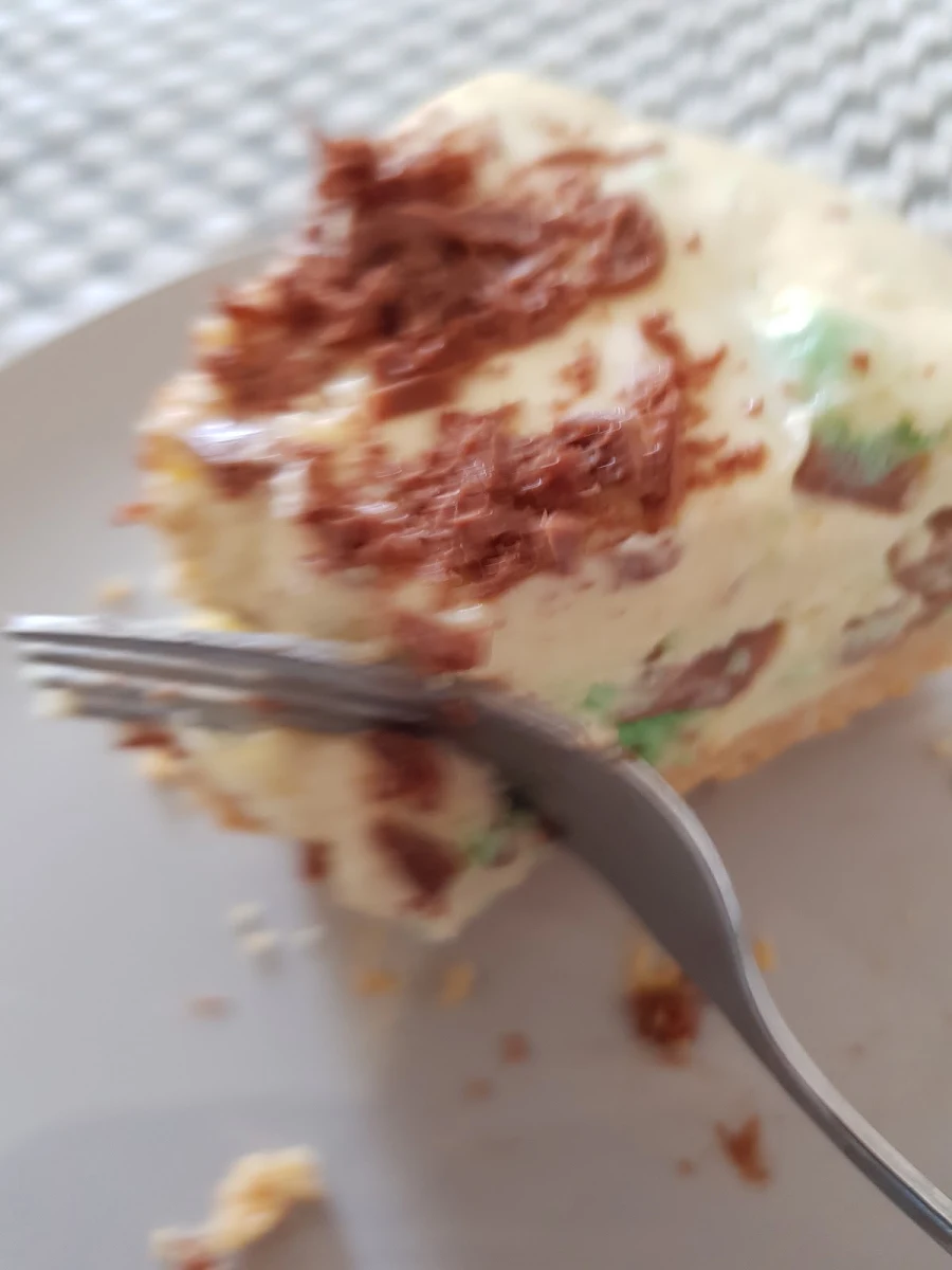 Mint Oreo Cheese Cake Slice