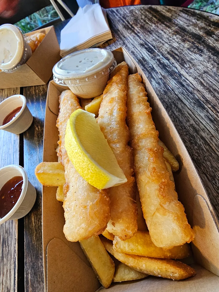 Crispy Fish & Chips, Sanctuary Harvest Zoo Cafe