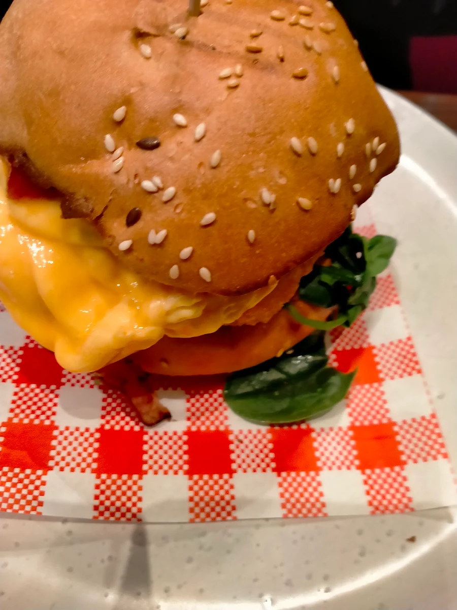 Breakfast Burger, Twisted Sista Fountain Gate Upstairs