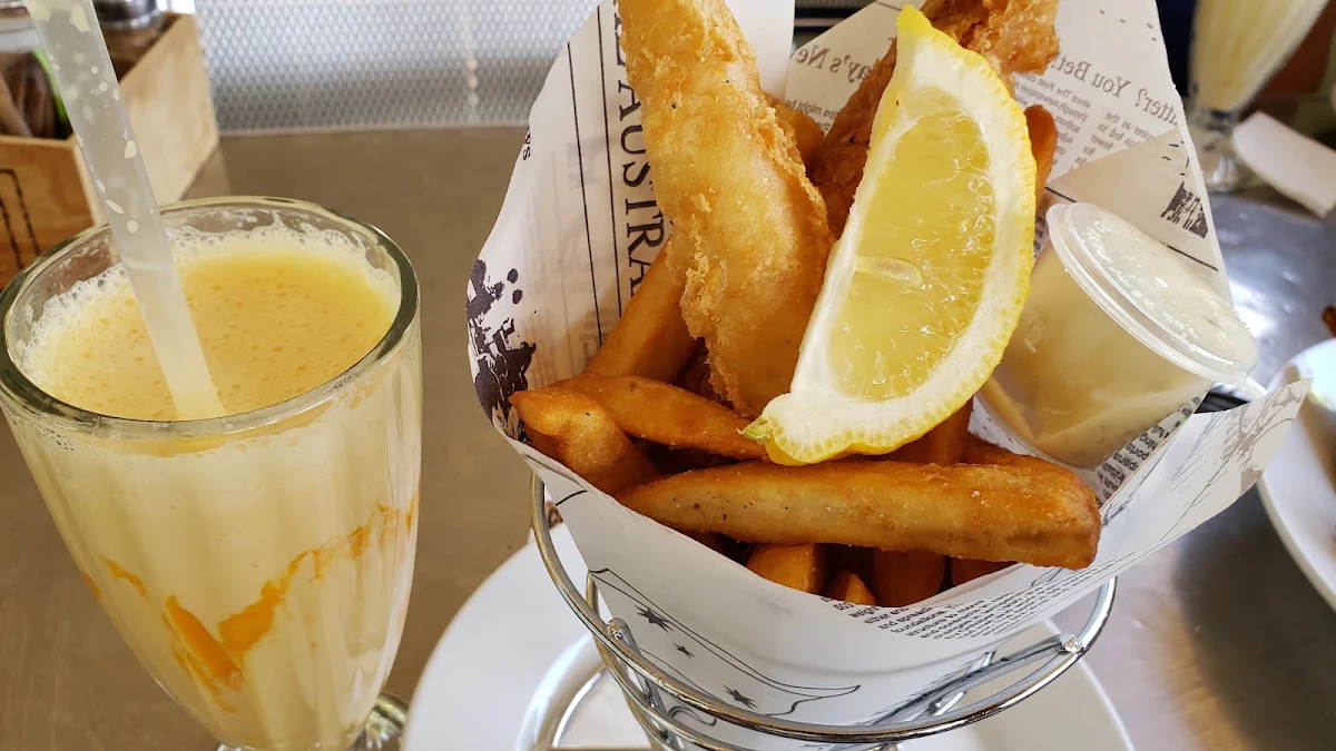 Fish and Chips, Flavours Cafe