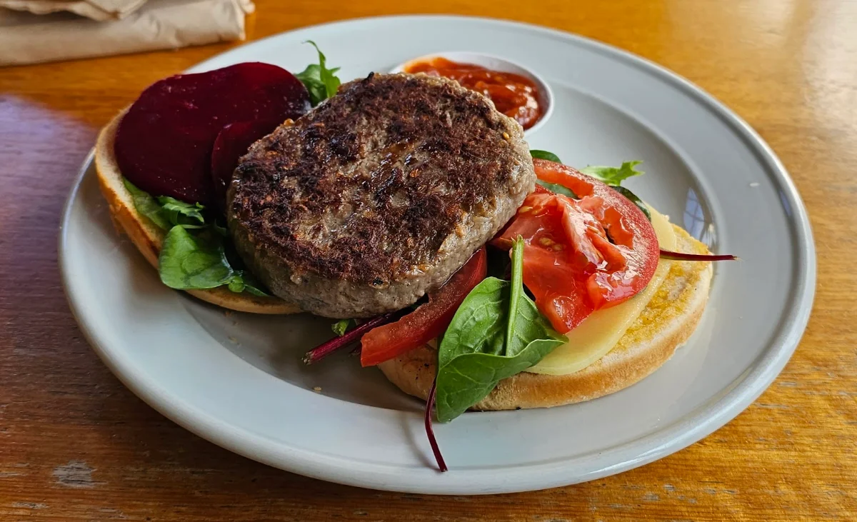 Hamburger, Pancakes by The Pond