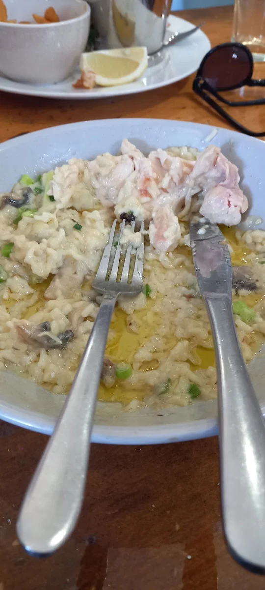 Raw Chicken Risotto, The Golden Dog Hotel