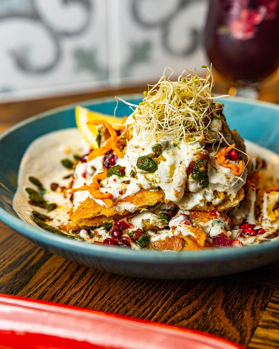 Volcano Samosa Chaat, Galli Galli Nepalese Indian
