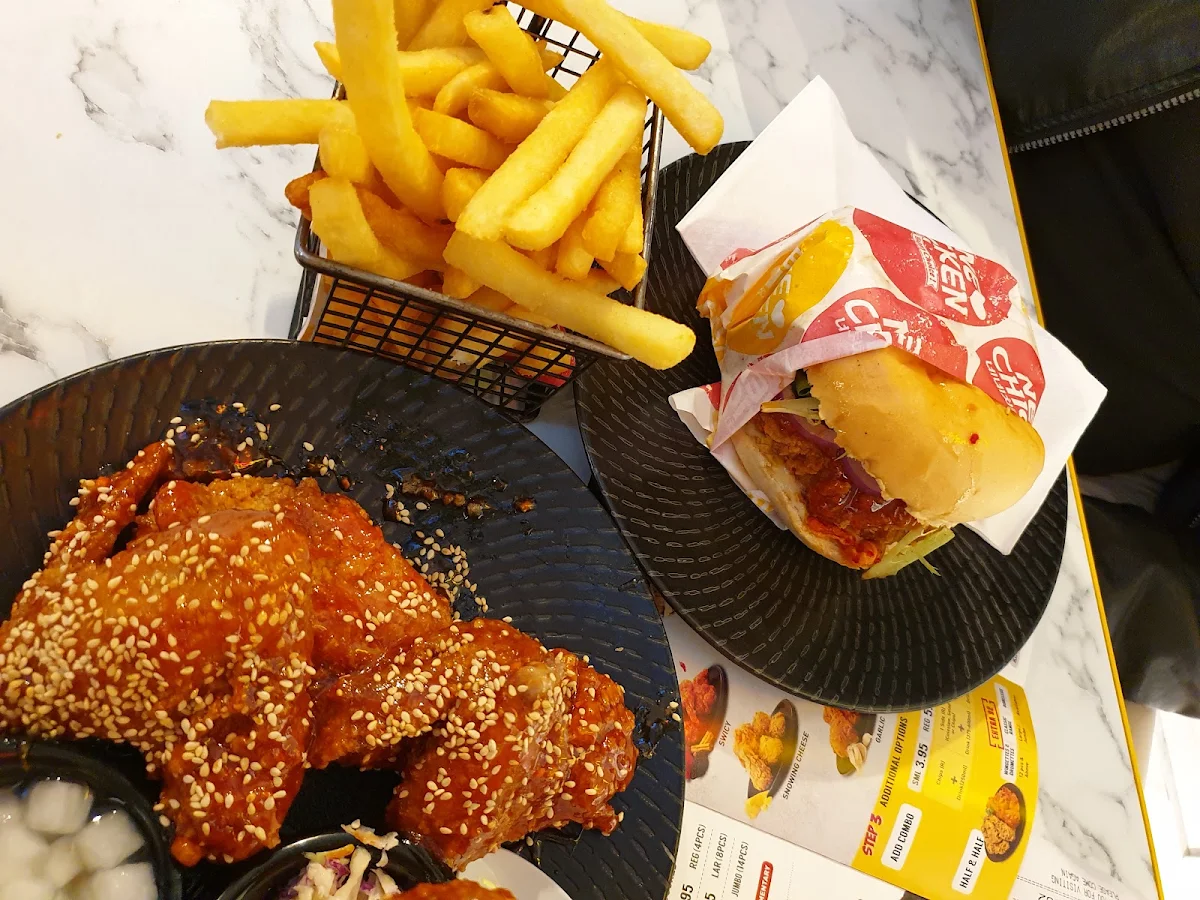 Snowing Chilli Burger, Nene Chicken Macquarie