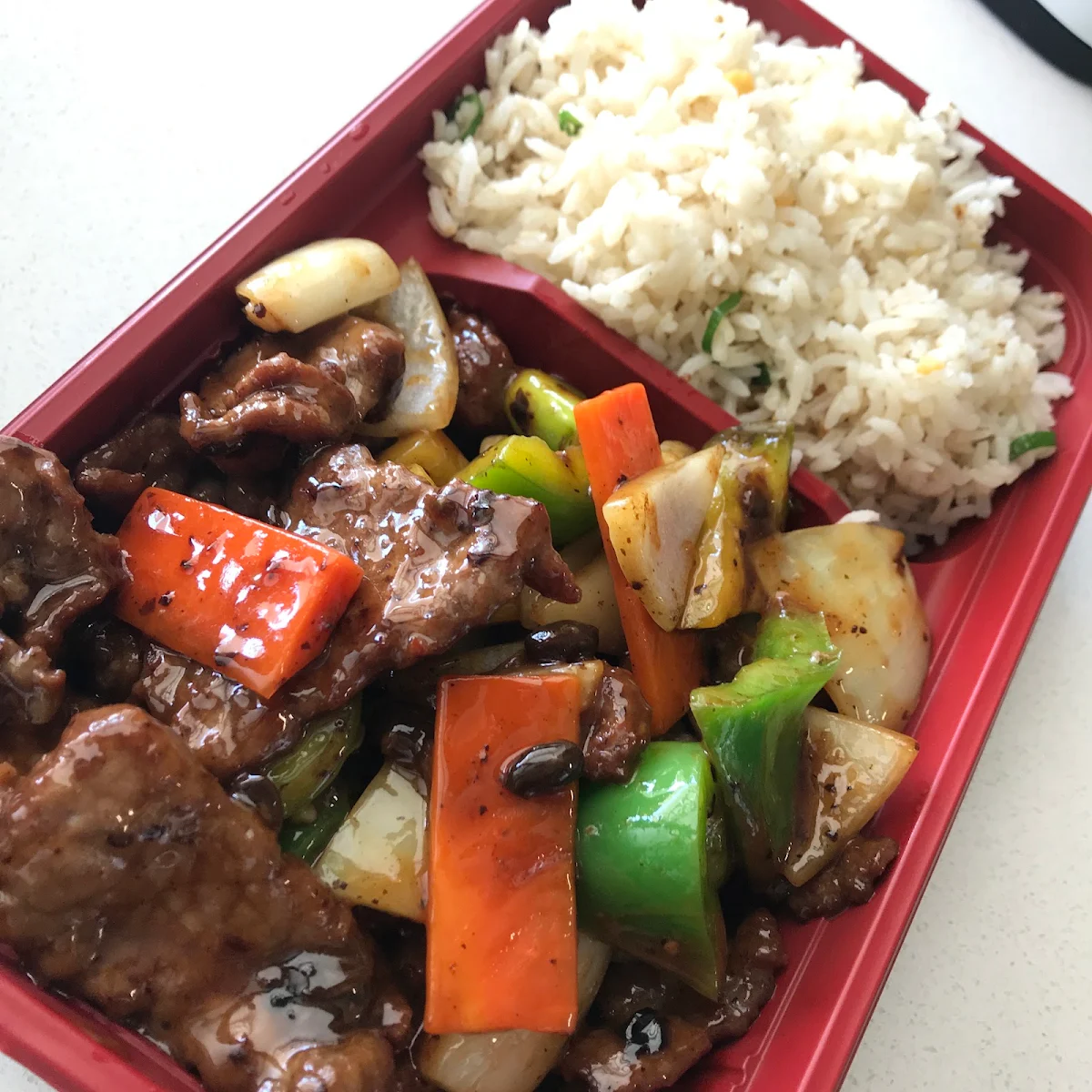 Beef in Black Bean Sauce Bento