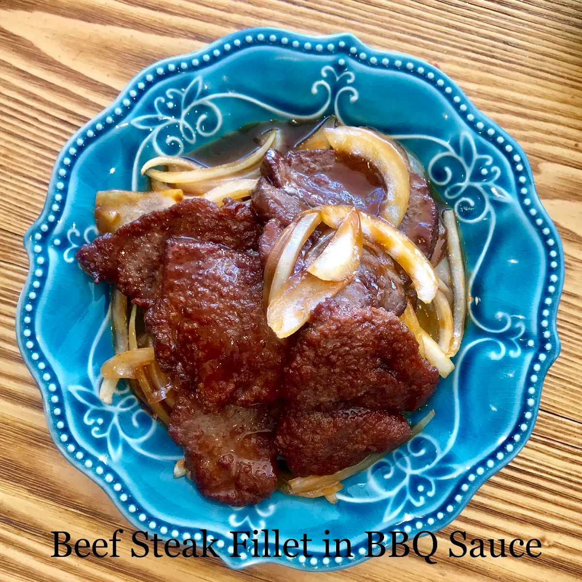 Braised Beef Steak in Oyster Sauce