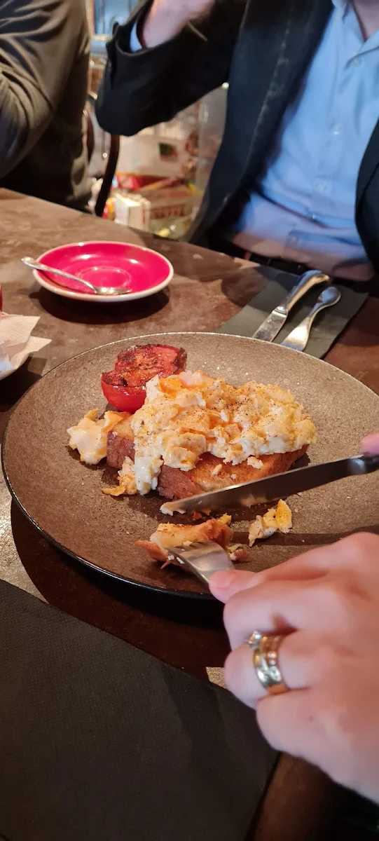 Scrambled Eggs and Toast