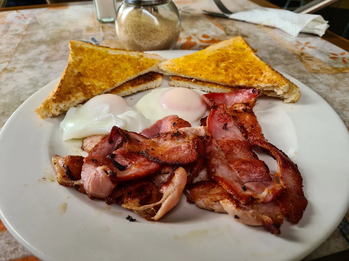 Crispy Bacon and Poached Eggs